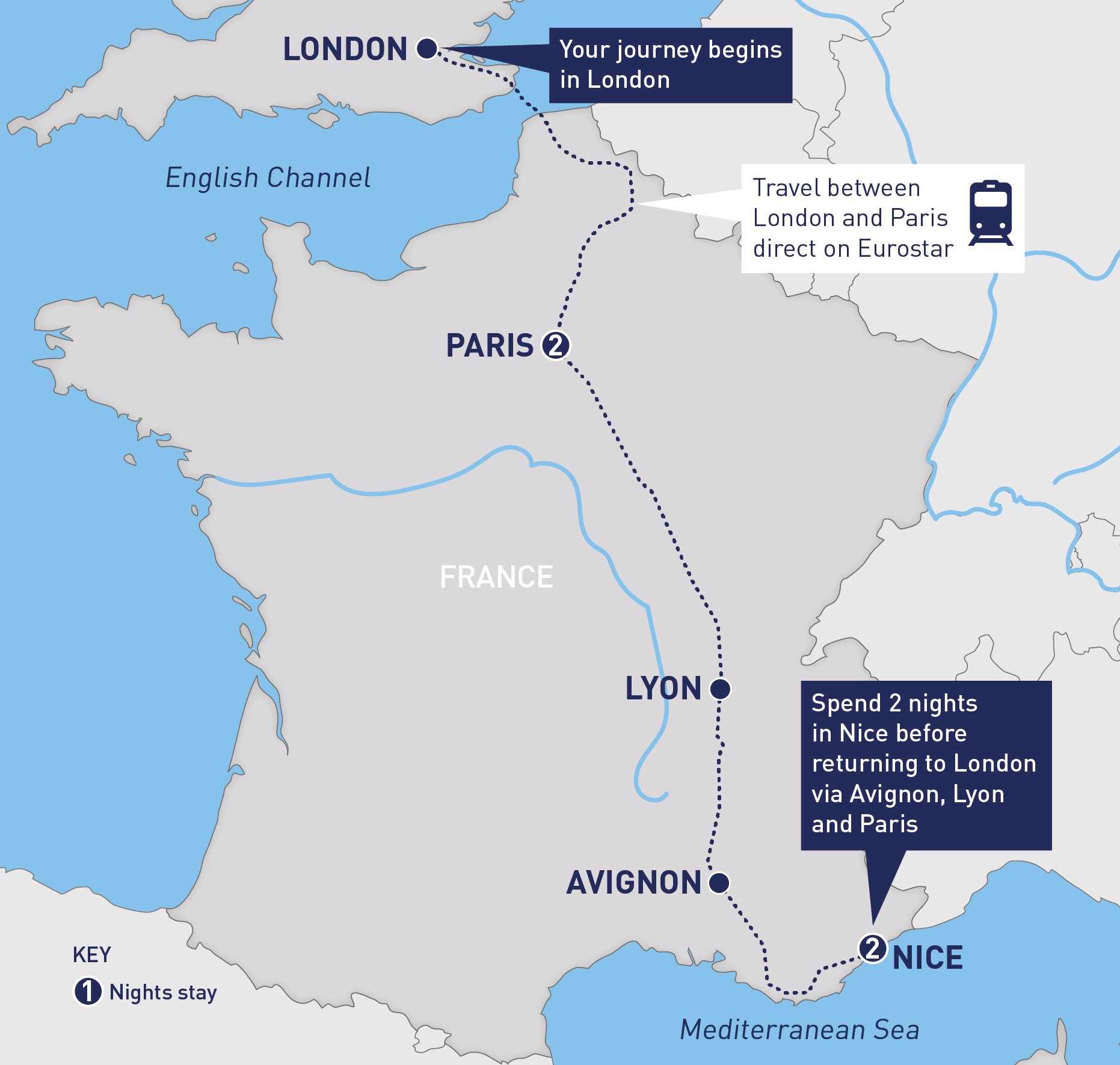 Paris and Nice Railbookers